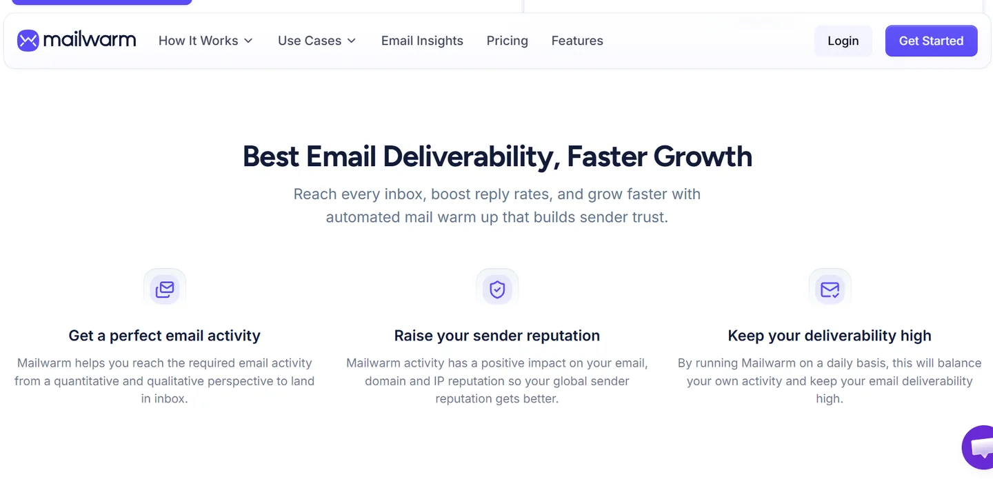 Mailwarm, aperçu 4