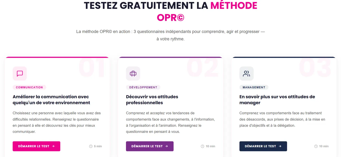 Vakom Casablanca, tests gratuits méthode OPR
